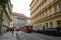 Prague Street View, Czech Capital in autumn.