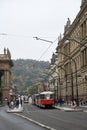 Prague Street View, Czech Capital in autumn.