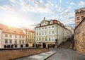 Prague streets architecture. Prague landmarks, Czech Republic