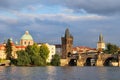 Prague at sunset