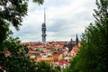 The Prague Television Tower Royalty Free Stock Photo