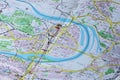 Prague tourist guide, detailed map