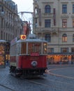 Prague Tram Scene