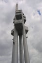 Prague TV tower with figurines of babies