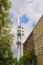 Prague TV tower with figurines of babies
