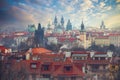 Prague under sunlight Royalty Free Stock Photo