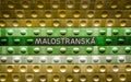 Prague underground subway, Malostranska station.