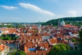 Prague view from above Royalty Free Stock Photo