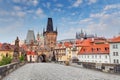 Prague View from Charles Bridge Royalty Free Stock Photo