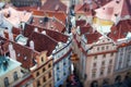 Prague view of the city from above. Royalty Free Stock Photo