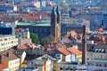 Prague - view from Petrin park Royalty Free Stock Photo