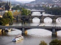 Prague Vlatava River Royalty Free Stock Photo