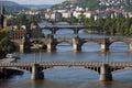 Prague - Vltava River and bridges