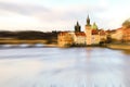 Prague Vltava River Charles Bridge views of the old town Royalty Free Stock Photo