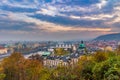 Prague and Vltava river from Letna Hill