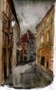 Prague. Watercolor.