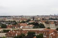 Praha city view panorama Royalty Free Stock Photo