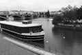 Praha city view River Royalty Free Stock Photo