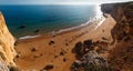 Praia da Afurada Algarve, Portugal.