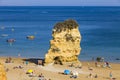 Praia da Dona Ana beach in Lagos, Algarve region, Portugal Royalty Free Stock Photo