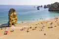 Praia da Dona Ana beach in Lagos, Algarve region, Portugal Royalty Free Stock Photo