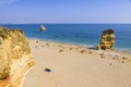 Praia da Dona Ana beach in Lagos, Algarve region, Portugal Royalty Free Stock Photo