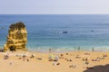 Praia da Dona Ana beach in Lagos, Algarve region, Portugal Royalty Free Stock Photo