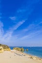 Praia da Dona Ana beach in Lagos, Algarve region, Portugal Royalty Free Stock Photo