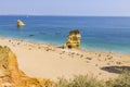 Praia da Dona Ana beach in Lagos, Algarve region, Portugal Royalty Free Stock Photo