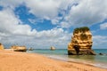 Praia da Dona Ana beach, Lagos, Portuga Royalty Free Stock Photo