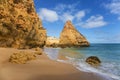 Praia da Dona Ana beach, Lagos, Portuga Royalty Free Stock Photo