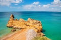 Praia da Dona Ana beach, Lagos, Portugal Royalty Free Stock Photo