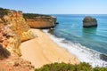 Praia da Malhada do Baraco, Lagoa, Algarve, Portugal. Wonderful beach next to Praia da Marinha