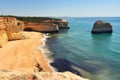 Praia da Malhada do Baraco, Lagoa, Algarve, Portugal. Wonderful beach next to Praia da Marinha