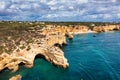 Praia da Marinha, beautiful beach Marinha in Algarve, Portugal. Navy Beach (Praia da Marinha) Royalty Free Stock Photo