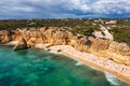 Praia da Marinha, beautiful beach Marinha in Algarve, Portugal. Navy Beach (Praia da Marinha) Royalty Free Stock Photo