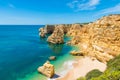 Praia da Marinha - Beautiful Beach Marinha in Algarve, Portugal