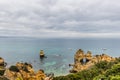 Praia da Marinha, beautiful beach Marinha in Algarve, Portugal. One of the most famous beaches of Portugal, located on the