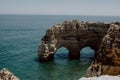 Praia da Marinha. Navy Beach - Algarve. According to Michelin guide it`s one of the most beautiful beaches of Portugal, in all of Royalty Free Stock Photo