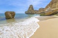 Praia da Marinha near Lagoa, in Algarve, Portugal Royalty Free Stock Photo