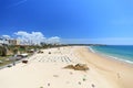 Praia da Rocha on the Algarve in Portugal Royalty Free Stock Photo