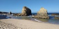 Praia da Samoqueira beach, Sines, Porto Covo, Portugal Royalty Free Stock Photo