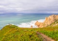 Praia da Ursa Ursa Beach in Sintra near Lisbon in Portugal Royalty Free Stock Photo