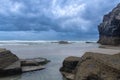 Praia das catedrais or cathedral beach in Galicia