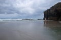 Praia das catedrais or cathedral beach in Galicia