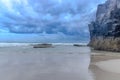 Praia das catedrais or cathedral beach in Galicia