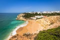 Praia de Benagil beach on atlantic coast, Algarve, Portugal Royalty Free Stock Photo