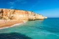 Praia de Benagil - beautiful beach and coast in Portugal, Algarve