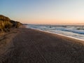 Sunset Praia dEl Rey and the Atlantic Ocean, Portugal