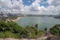 Praia do Canto Vitoria Brazil Hotel Senac Holidays Pier Sol Beach Royalty Free Stock Photo